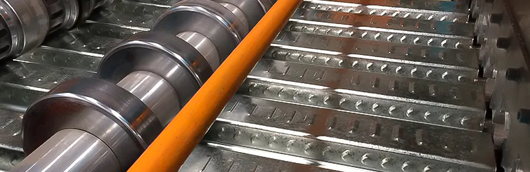 Proceso de acanalado - arcotecho para almacenes